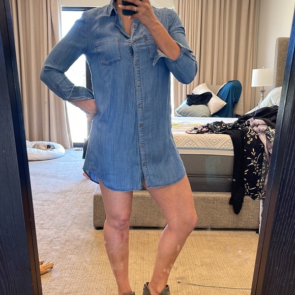 Staccato Dresses & Skirts - Chambray T-Shirt dress